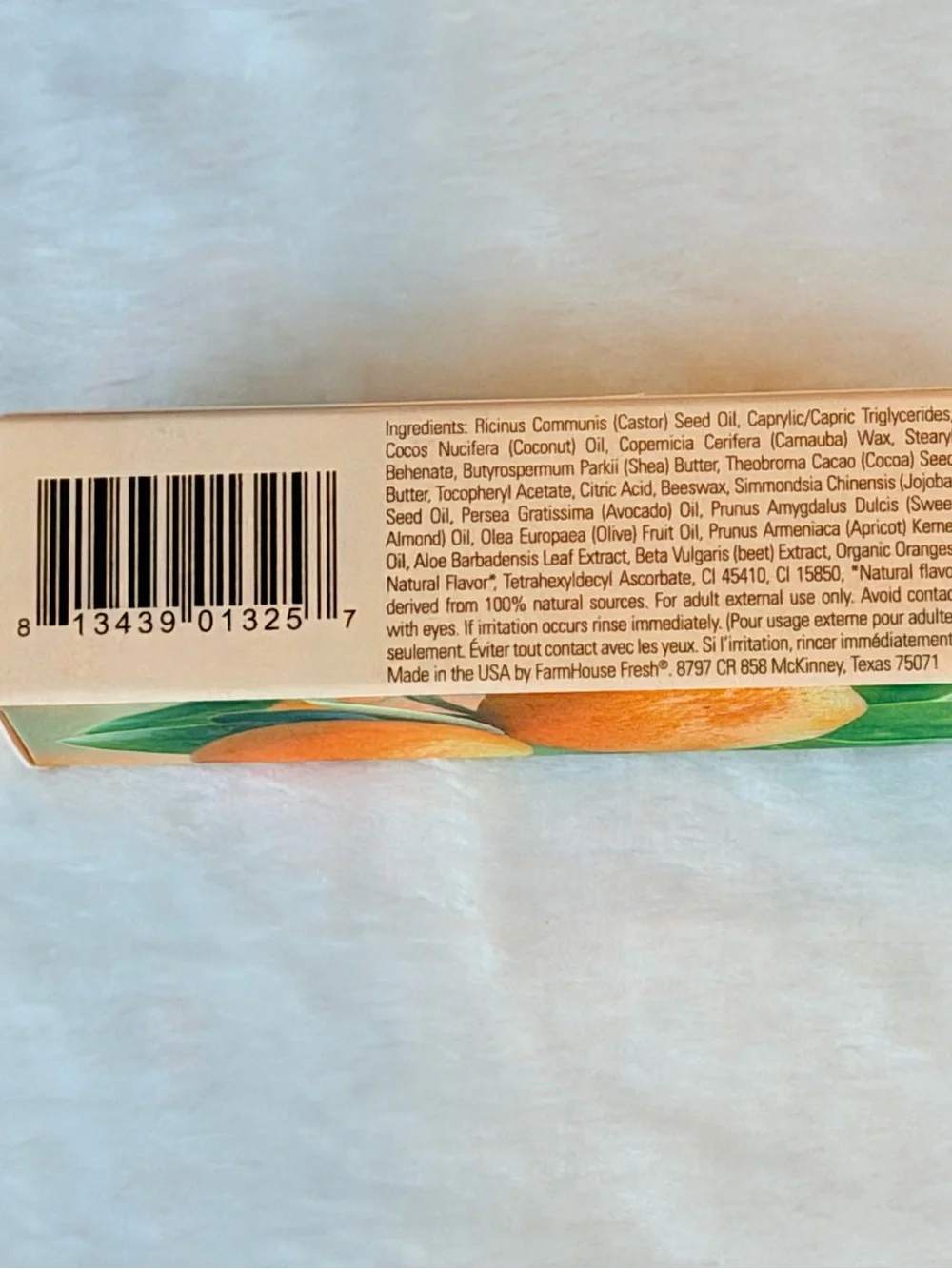 ✨NWT FARMHOUSE FRESH Mood Fruit Sorbet Lip Tint - Orange (Vitamin C + Oranges)